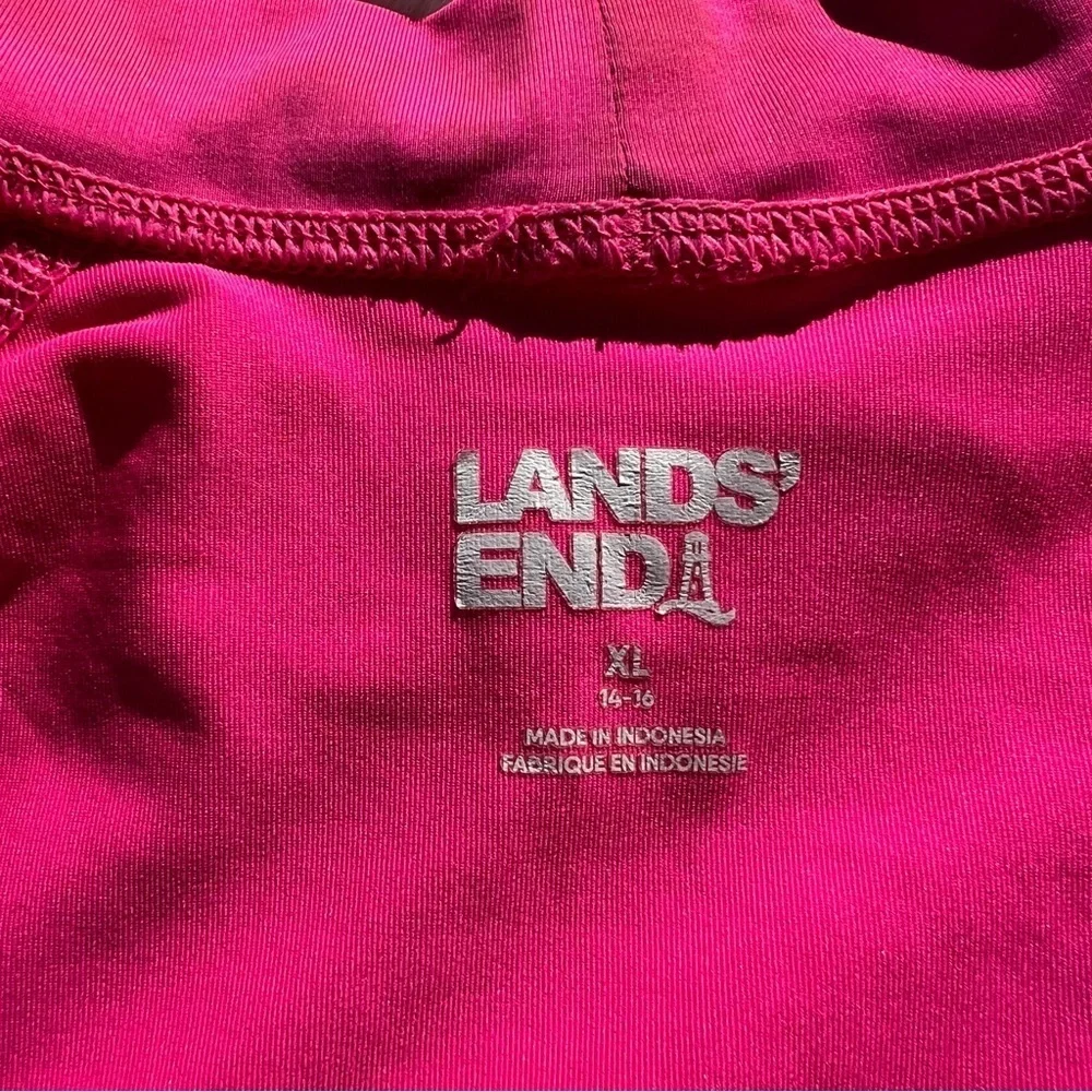 Lands’ End Long Sleeve Rash Gaurd and Swim Bottoms XL